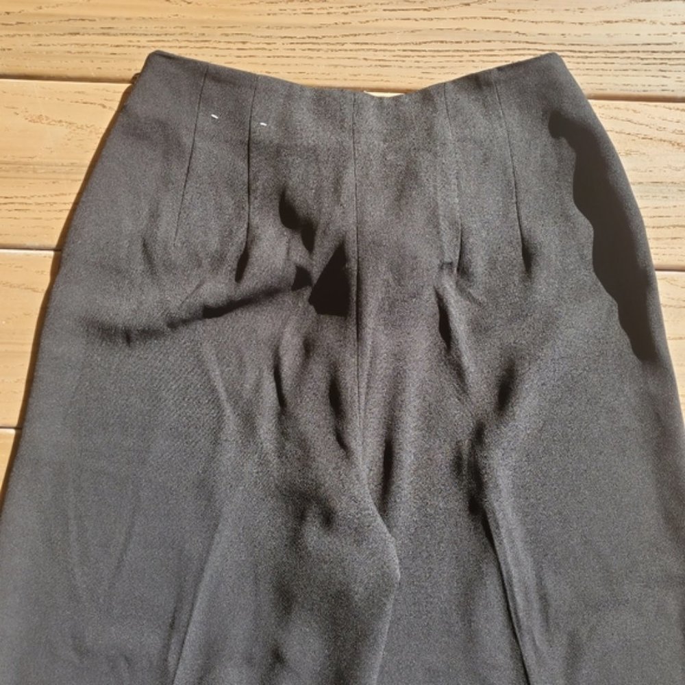 Express High Rise Cropped Culottes Pants Preppy Tie Waist Work Office Wide Leg 6 - Picture 7 of 9